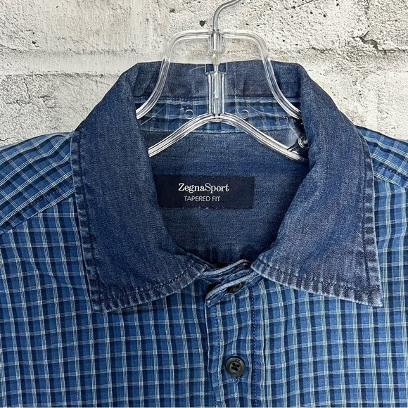 Z Zegna Sport Tapered Fit Casual Button Down - Picture 4 of 5